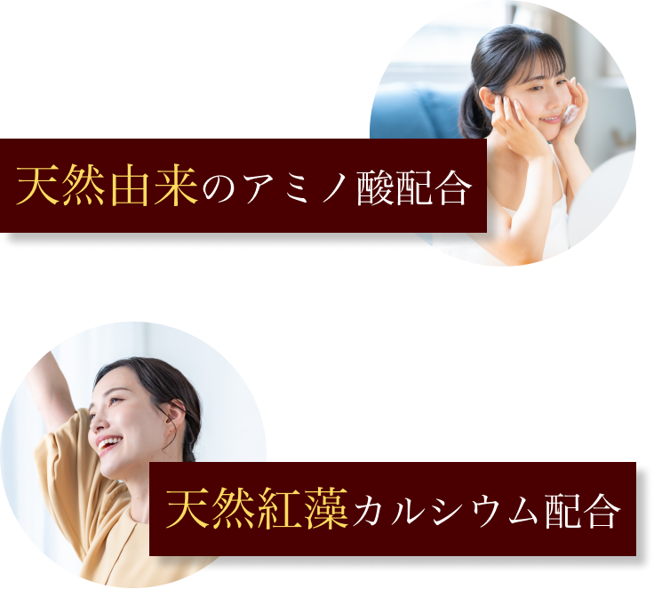 疲労回復をサポート 豊富な天然アミノ酸 健康と美容のケア 天然紅藻カルシウム